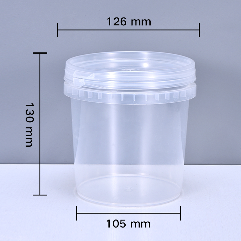 Empty 1L plastic bucket with L - Water Bottle Blank ulasan dan harga