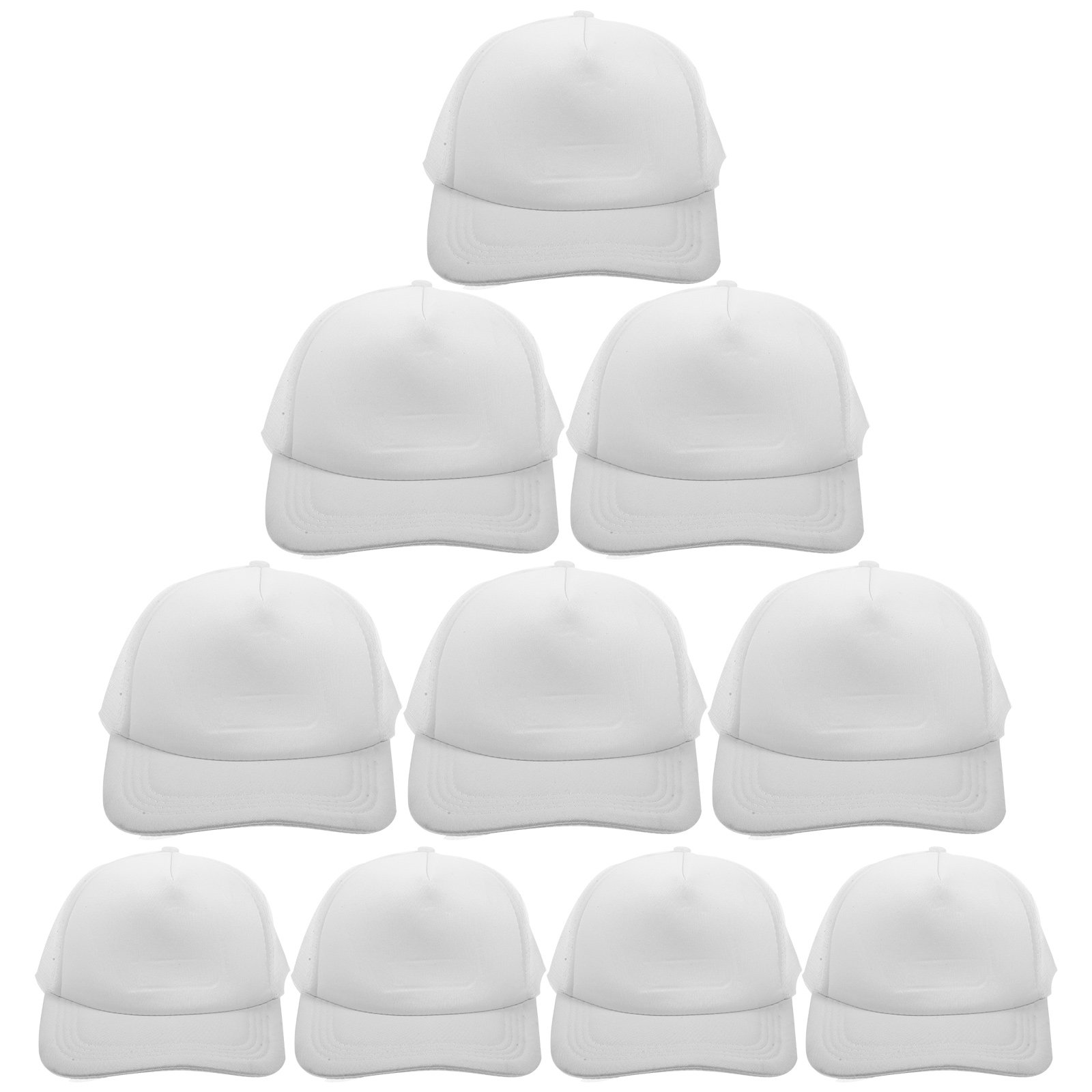 10Pcs Blank Baseball Caps Mesh - Hat Sublimation Blank ulasan dan harga