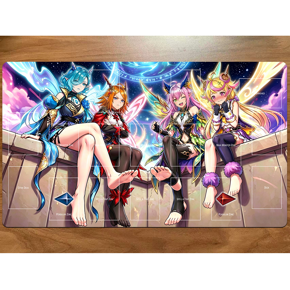 Yu-Gi-Oh Playmat Elfnote Regin - Door Mat Blank ulasan dan harga