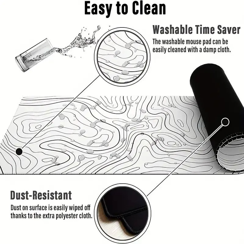 1PC Large Mouse Pads For Desk, - Mouse Pad Blank Sublimation ulasan dan harga