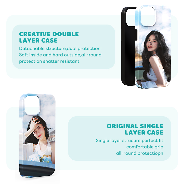 TuoLi Factory Color 3D Sublima - Phone Case Blank Print ulasan dan harga