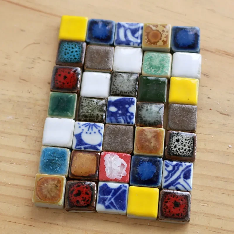 100g DIY Ceramic Mosaic Fragme - Ceramic Tile Blank ulasan dan harga