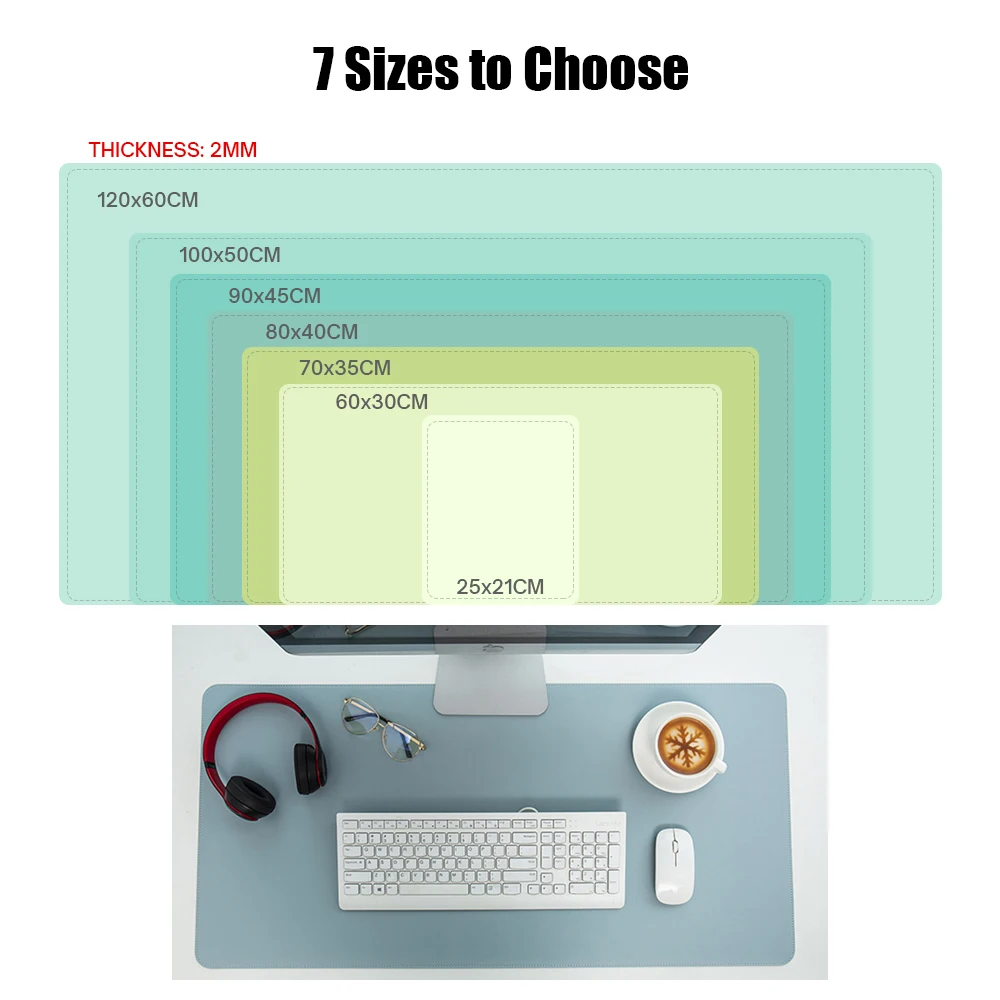 Large Size Desk Mat Waterproof - Mouse Pad Blank Sublimation ulasan dan harga