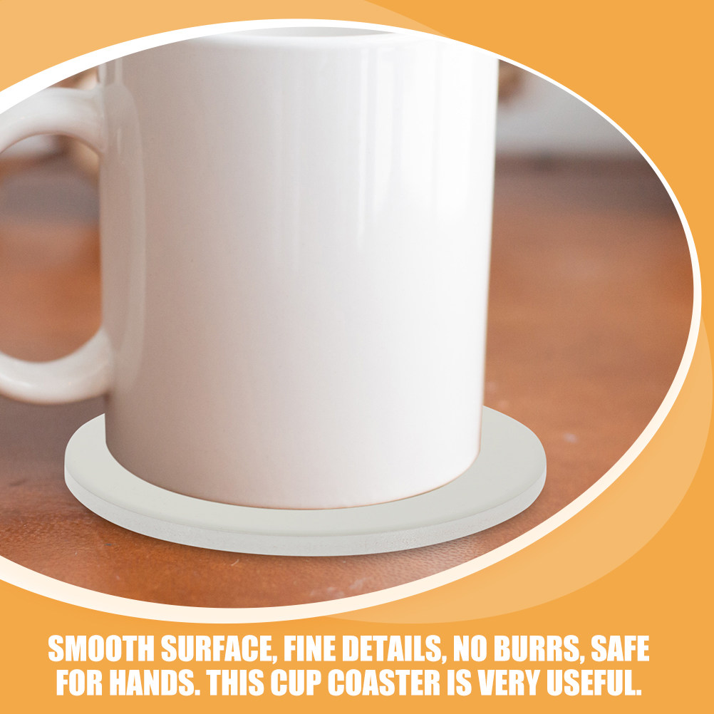 2Pcs Ceramic Coasters Sublimat - Coaster Sublimation Blank ulasan dan harga