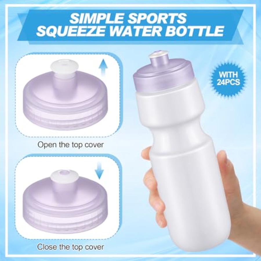 24 Pcs Sports Water Bottles Bu - Water Bottle Blank ulasan dan harga