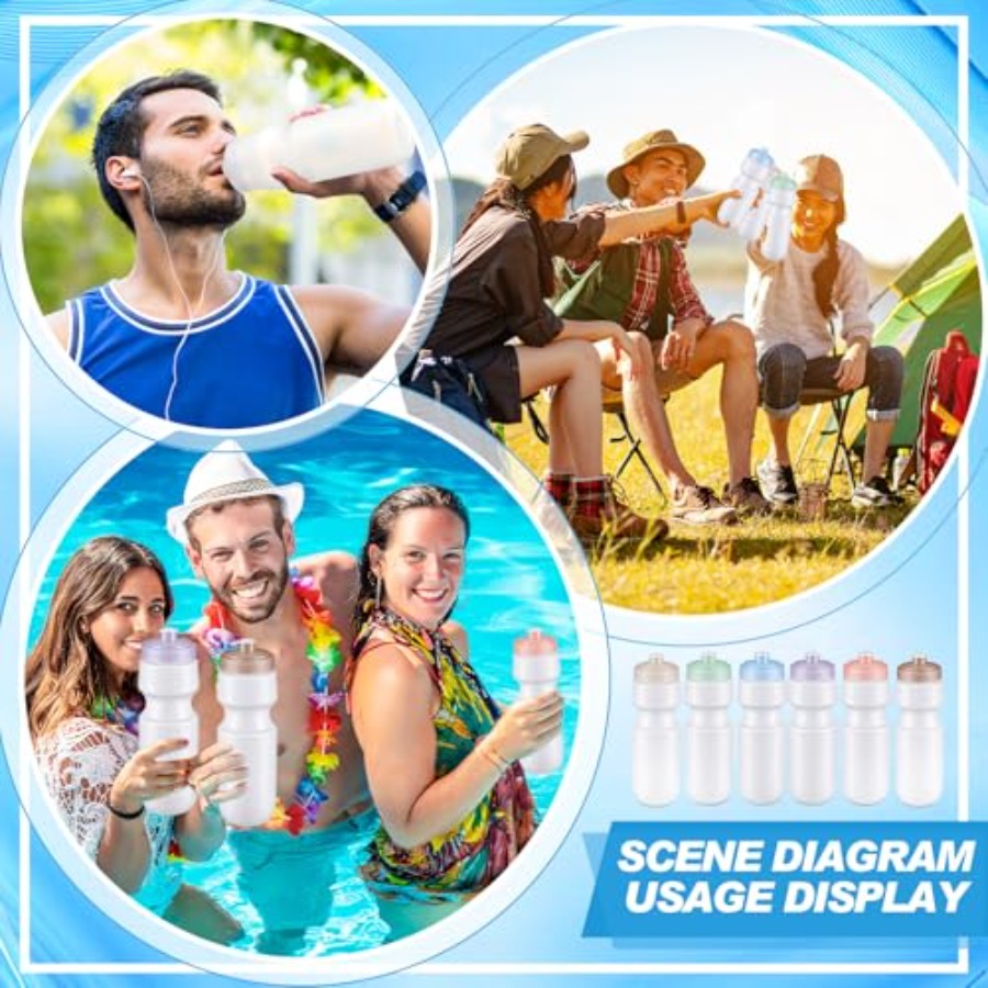 24 Pcs Sports Water Bottles Bu - Water Bottle Blank ulasan dan harga