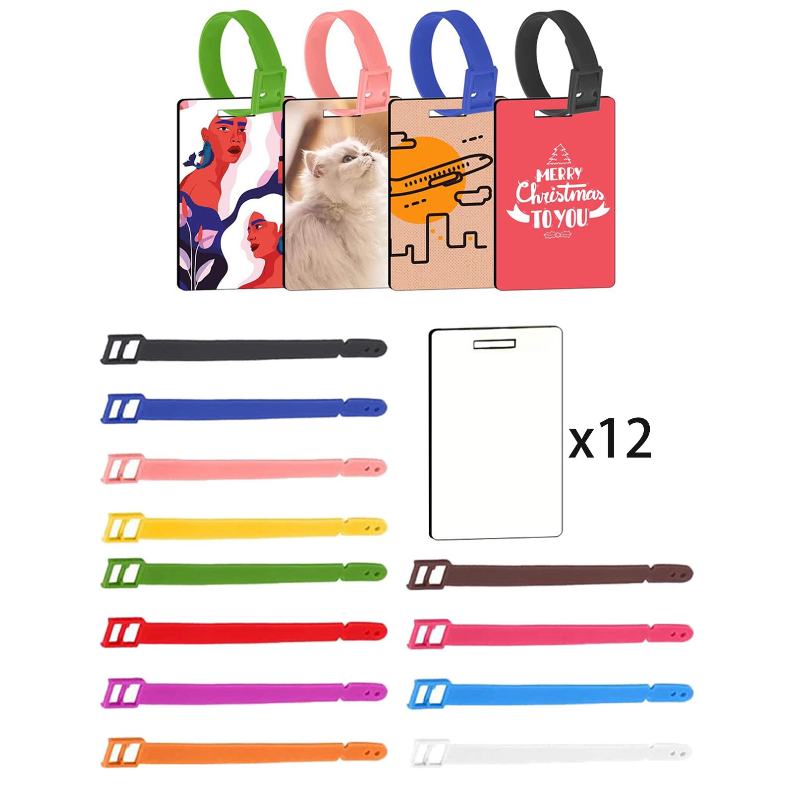 12Pcs Sublimation Blank Luggag - Puzzle Blank White ulasan dan harga