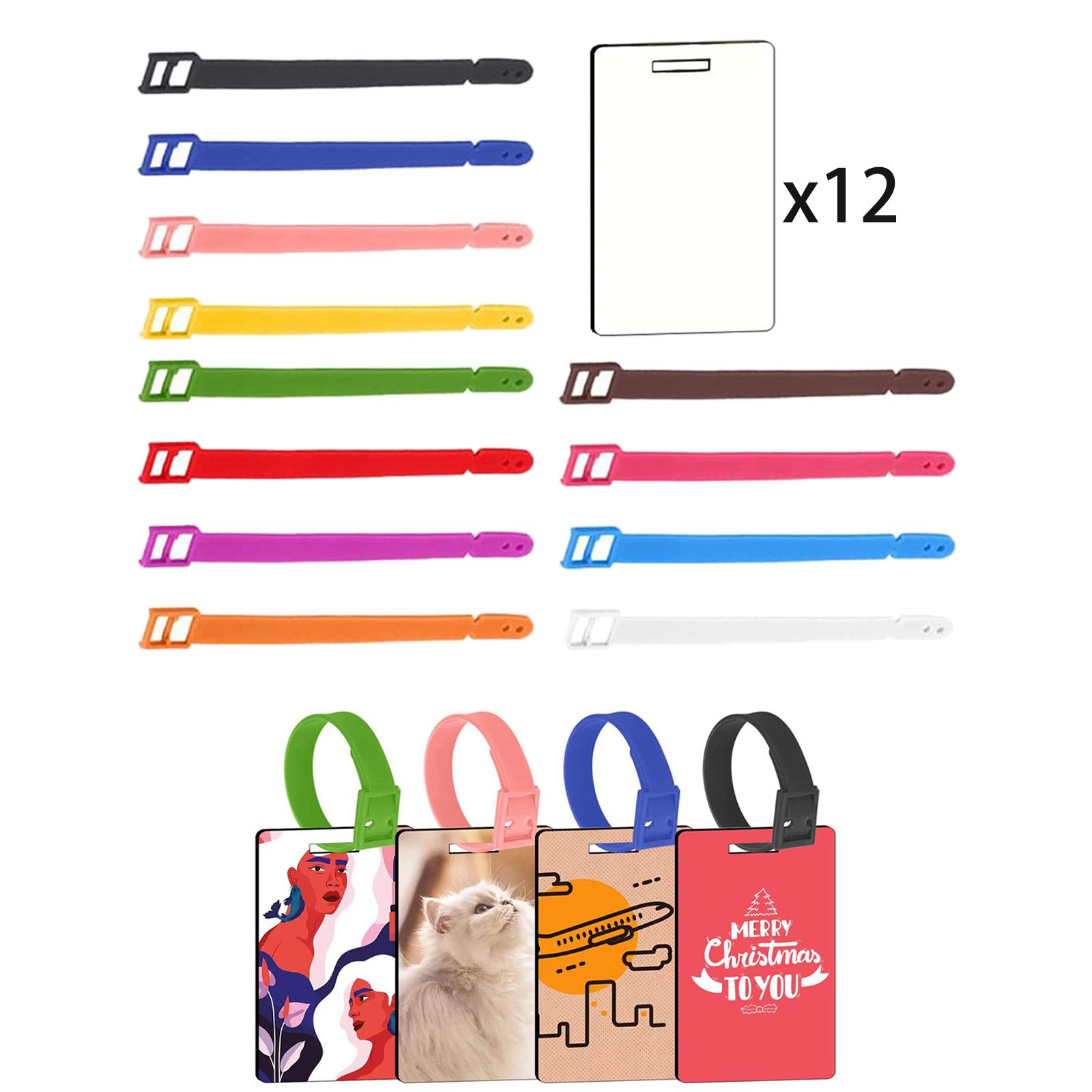 12Pcs Sublimation Blank Luggag - Puzzle Blank White ulasan dan harga