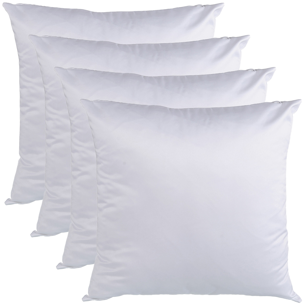 4Pcs White Sublimation Pillow  - Pillow Cover Sublimation ulasan dan harga