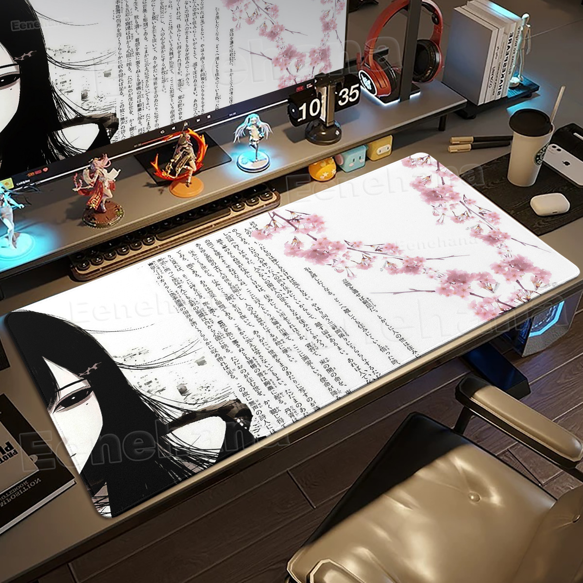 Black White Angel Mouse Pad La - Mouse Pad Blank Sublimation ulasan dan harga