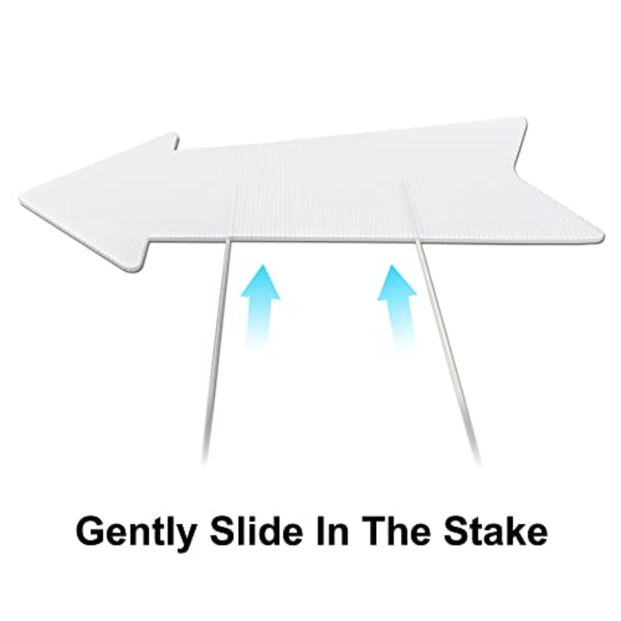 Blank Arrow Signs with Stakes  - Yard Sign Blank ulasan dan harga