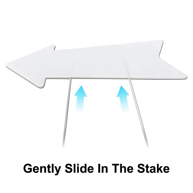 B50C Directional Arrows Signs  - Yard Sign Blank ulasan dan harga