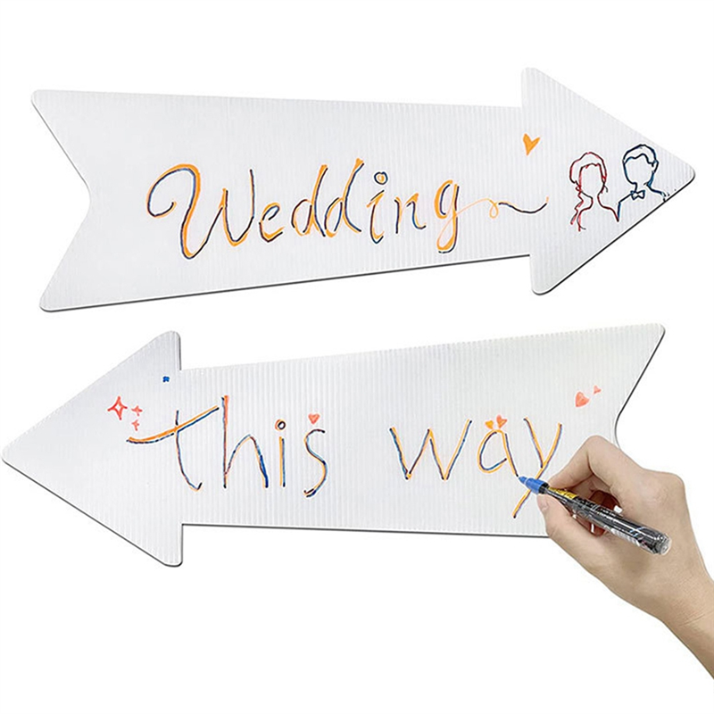 B50C Directional Arrows Signs  - Yard Sign Blank ulasan dan harga