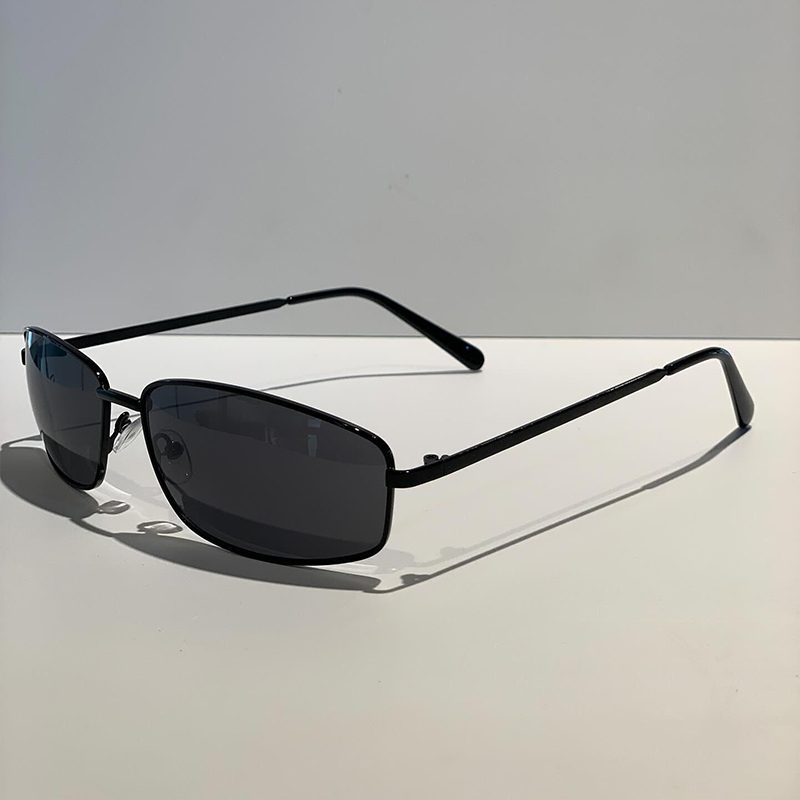 Women's y2k Sunglasses Stylish - Metal Photo Panel ulasan dan harga