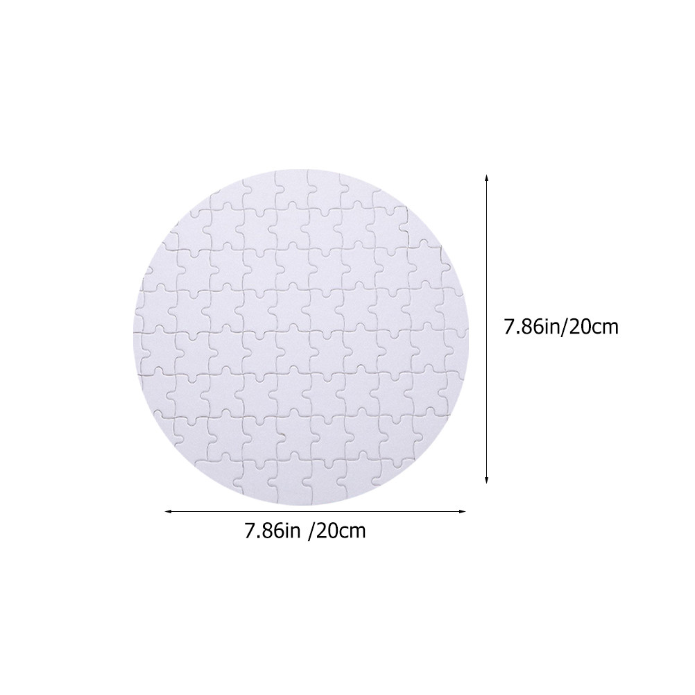 4Pcs Blank Sublimation Puzzles - Puzzle Blank White ulasan dan harga
