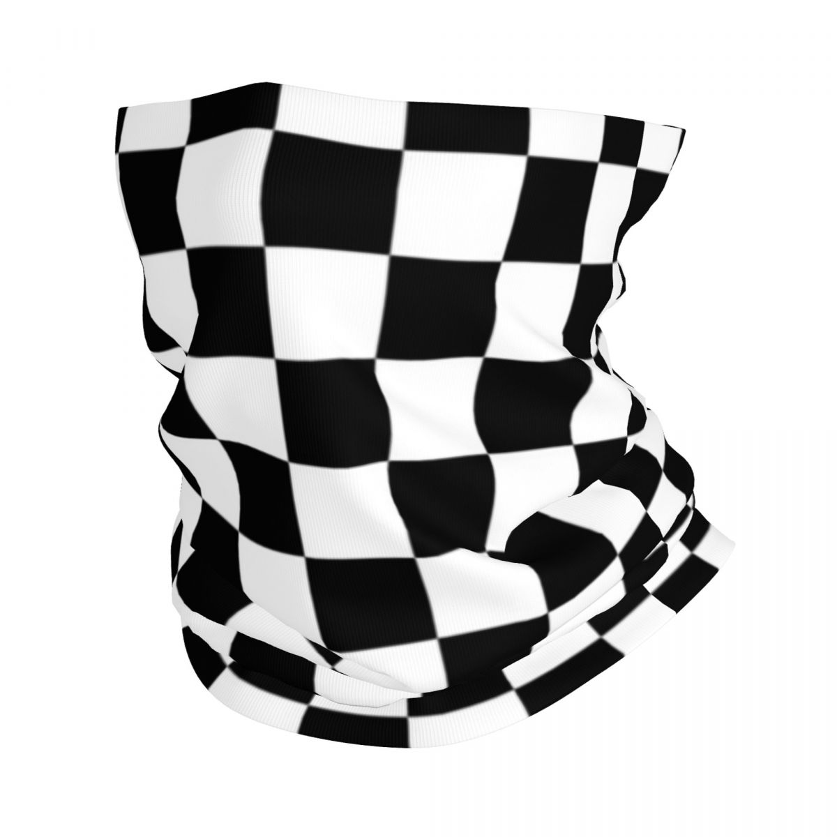 Black And White Checkered Band - Bandana Blank White ulasan dan harga