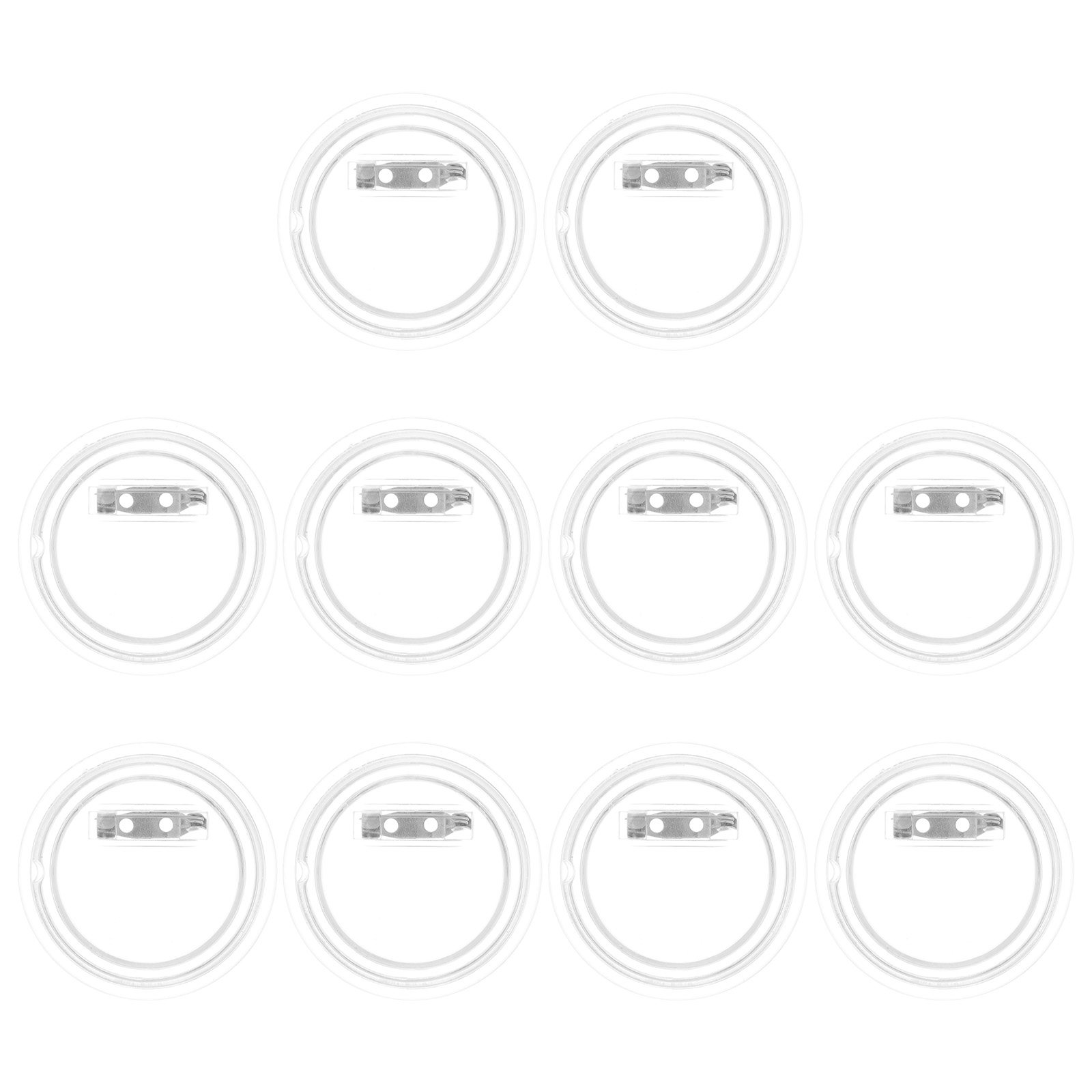 10Pcs Acrylic Photo Badge Blan - Button Badge Blank ulasan dan harga