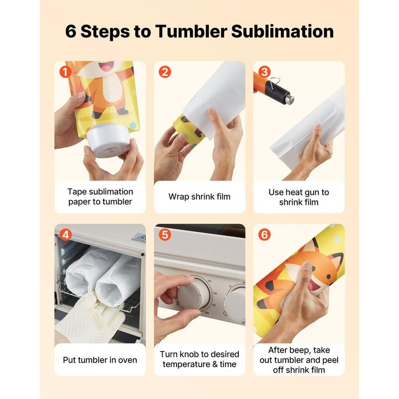 Sublimation Oven Machine, 13 Q - Tumbler 20Oz White ulasan dan harga