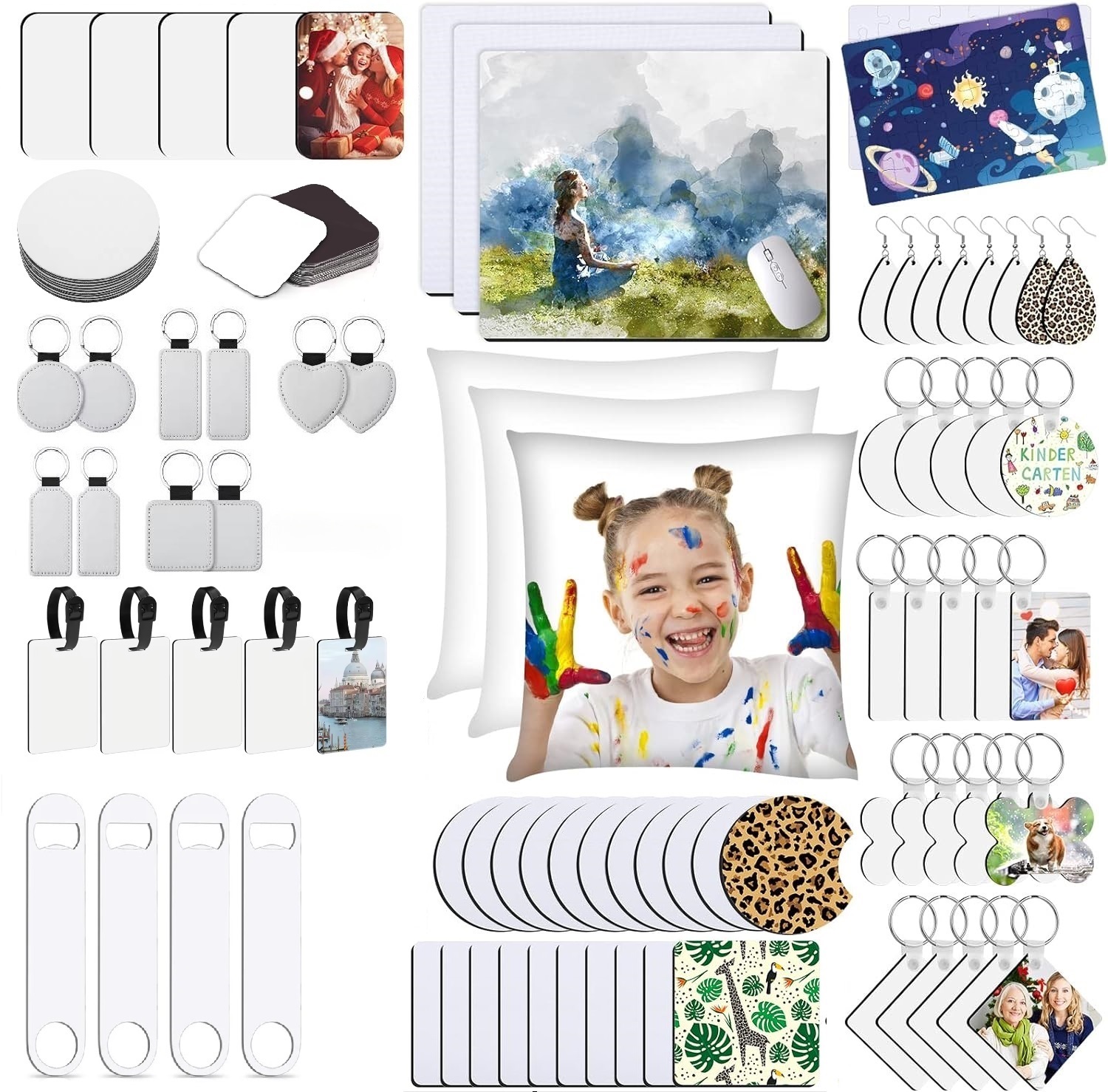 90pcs  Sublimation Blank Start - Pillow Cover Sublimation ulasan dan harga