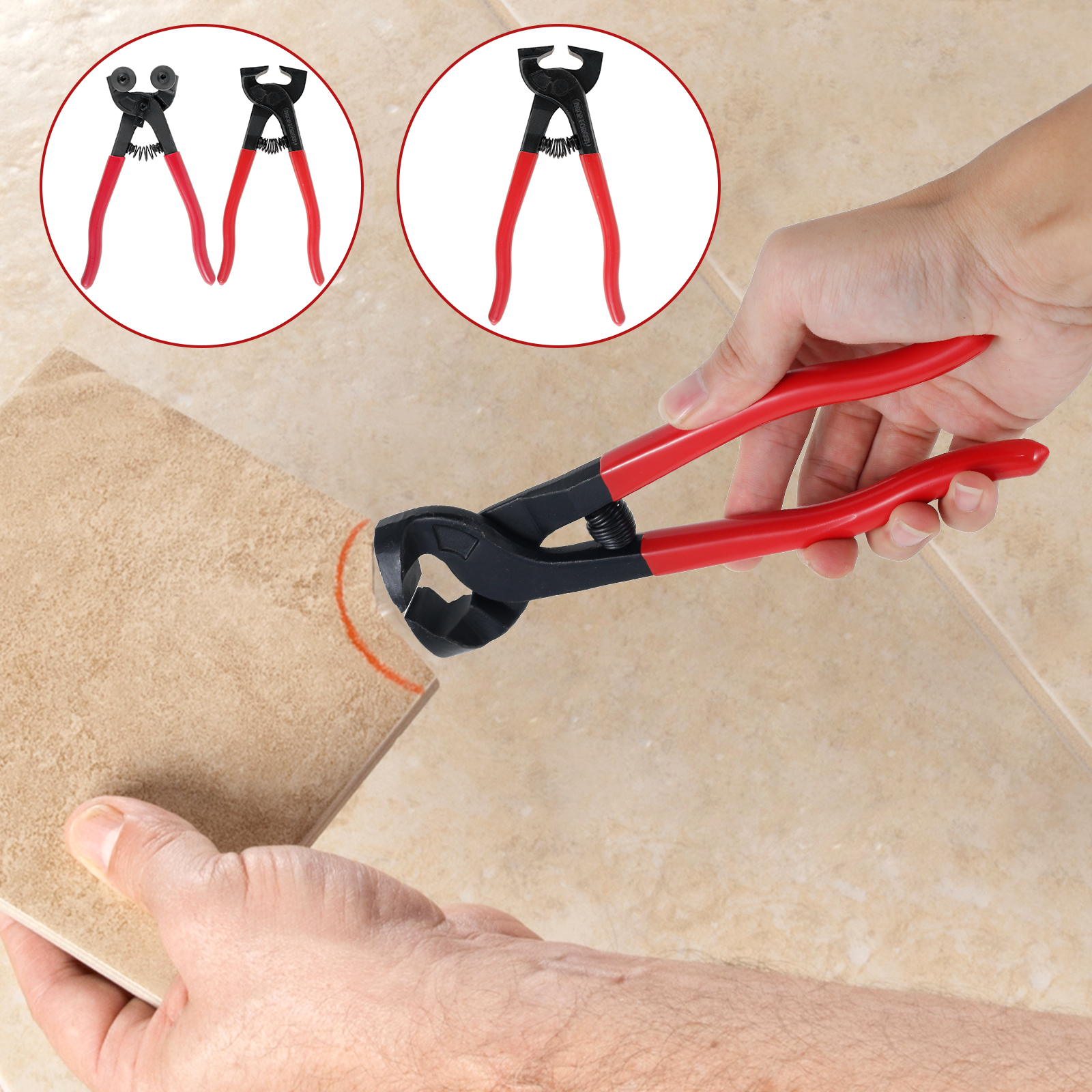 1/2 Pcs Glass Tile Nippers Set - Ceramic Tile Blank ulasan dan harga