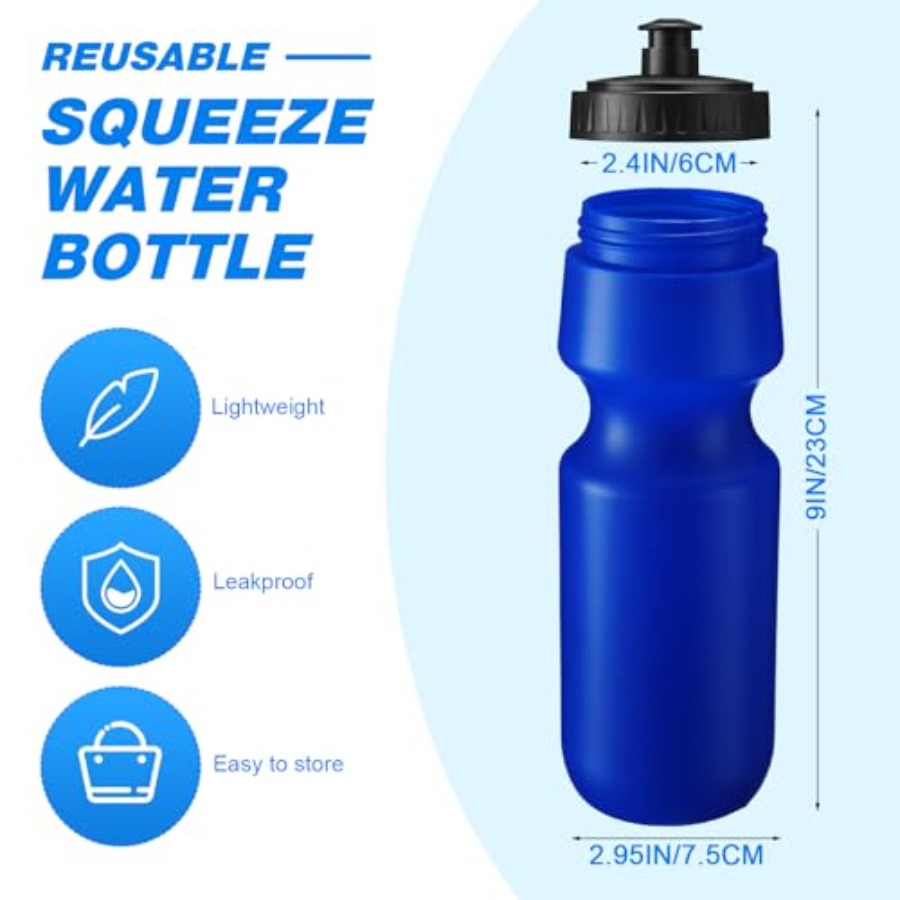 24 Pcs Sports Water Bottles Bu - Water Bottle Blank ulasan dan harga