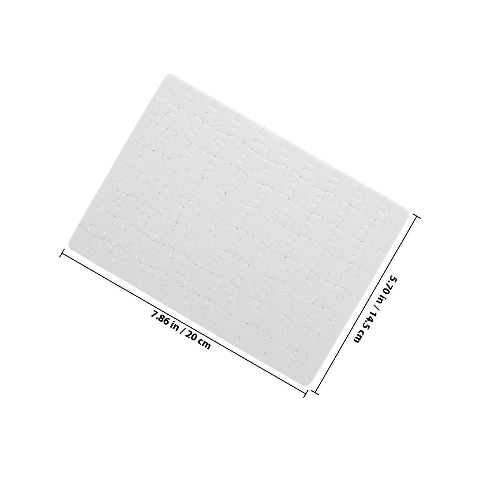 4 Sheets Blank Jigsaw Puzzle B - Puzzle Blank White ulasan dan harga