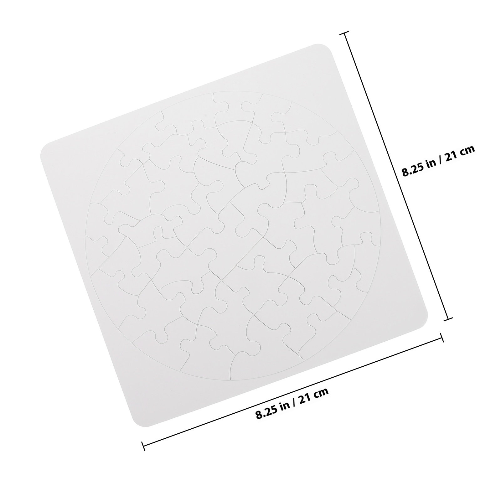 5 Sets Puzzle Sublimation Puzz - Puzzle Blank White ulasan dan harga