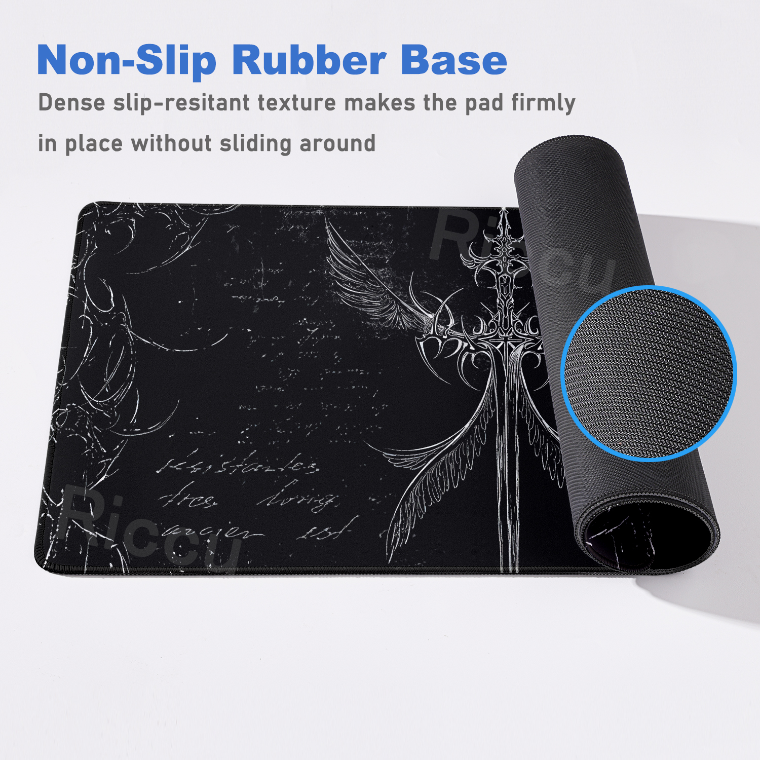 Cool Sword Art Desk Mat Large  - Mouse Pad Blank Sublimation ulasan dan harga